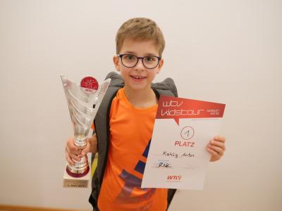 Toni Kahlig siegt beim U9 WTV Masters  